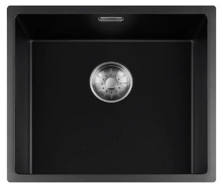 Togo Spülbecken 45BQ-FU-Inox Schwarz