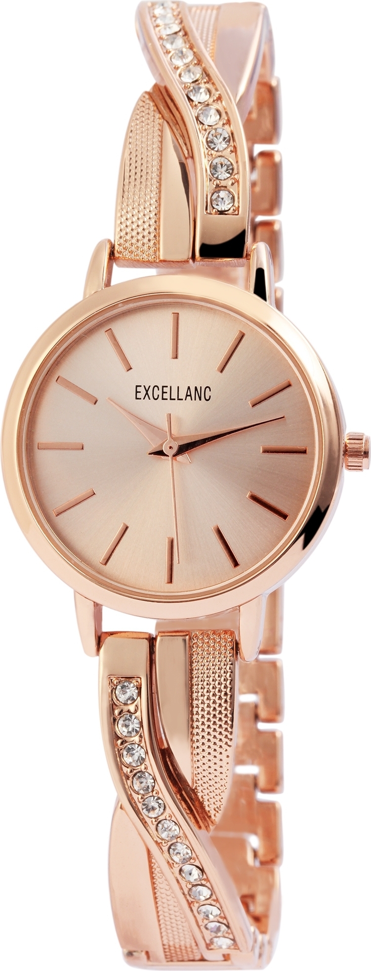 Excellanc Damenuhr mit Metallarmband