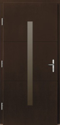 Sonstige Haustür Tavira Kiefer lackiert nussbaum 1000 x 2000 mm DIN links HT Tavira 100x200 L Nussbaum