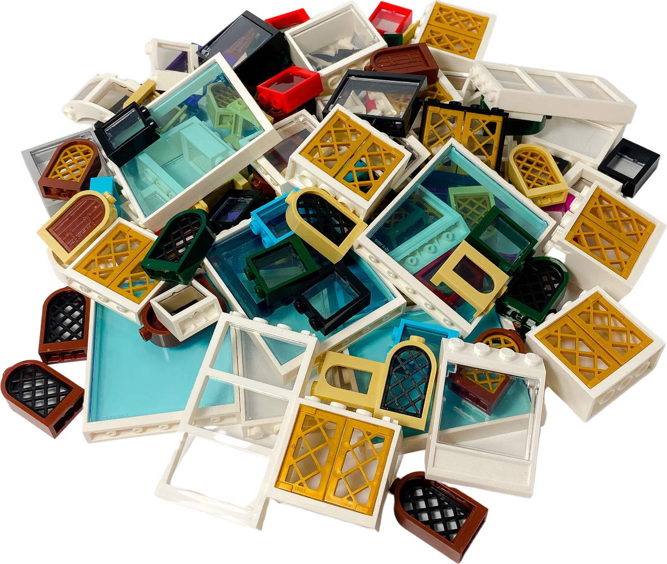 LEGO® Windows Mixed pre dom, Stavebnica NEW! Množstvo 75x