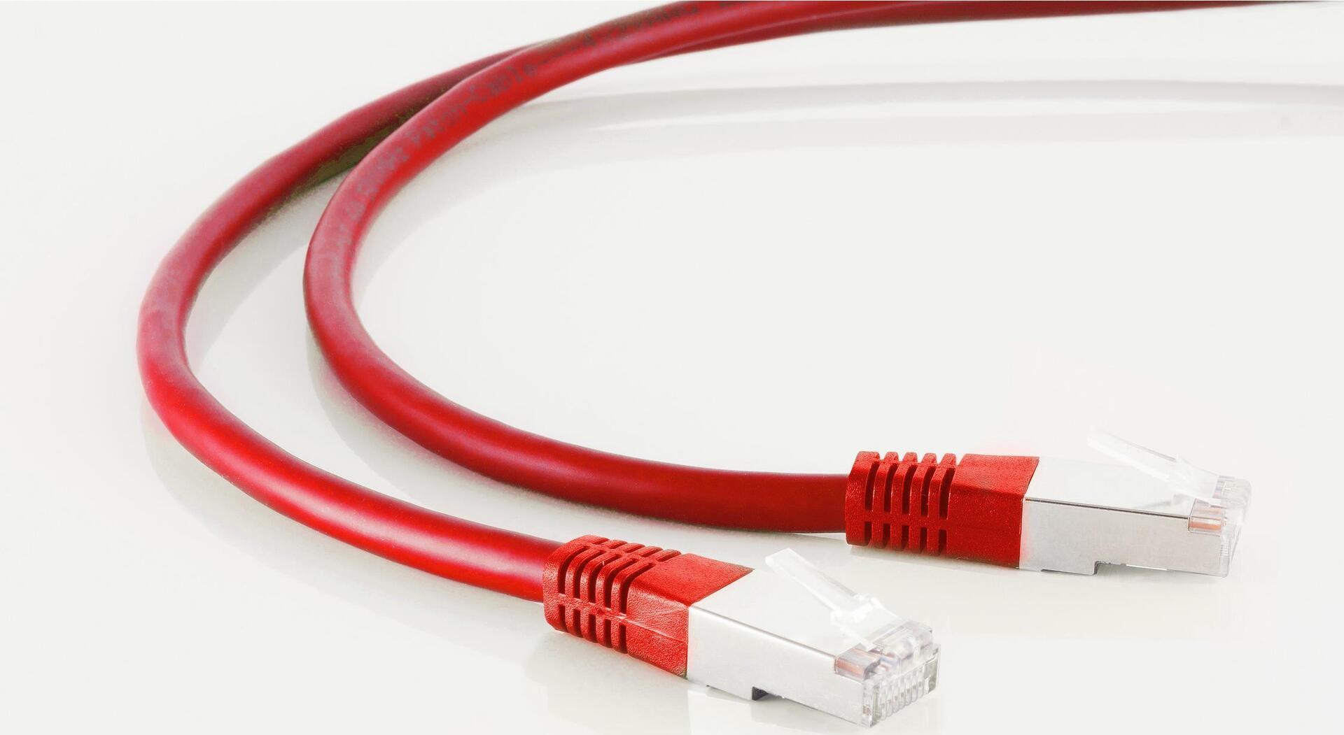 S-CONN maximum connectivity S/CONN maximum connectivity 75711-HR, 1 m, Cat6, S/FTP (S-STP), RJ-45, RJ-45, Rot