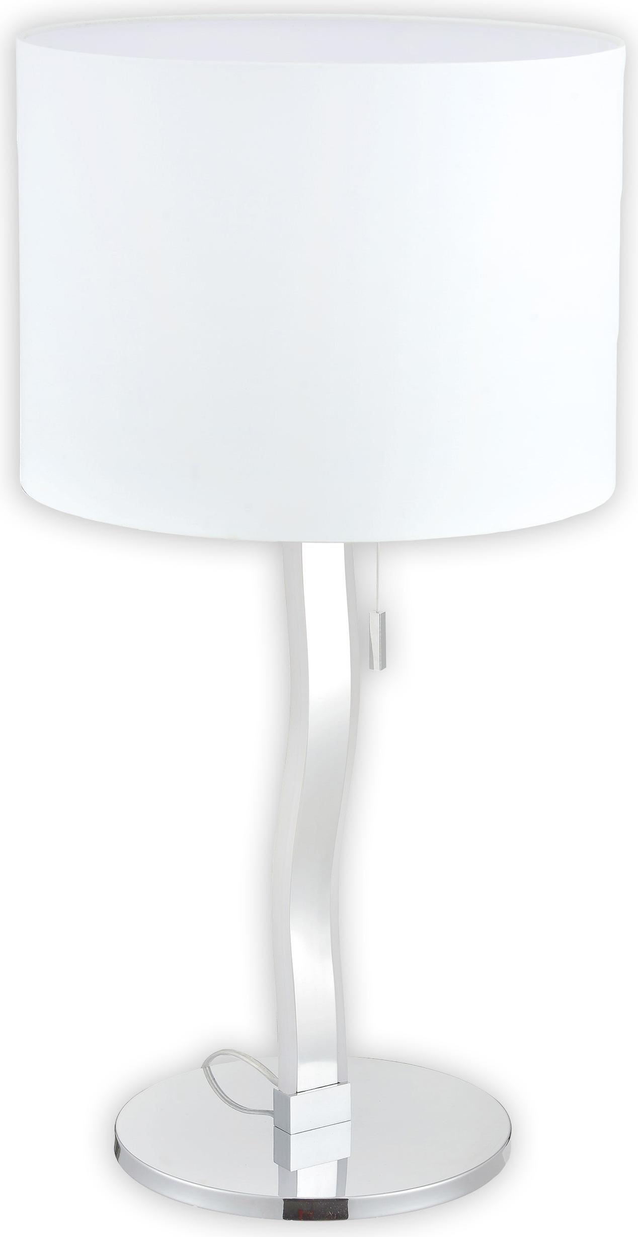 Näve LED Tischleuchte - Material: Metall, Acryl - Fuß Farbe: chrom;Schirm Farbe: weiss; 3132923