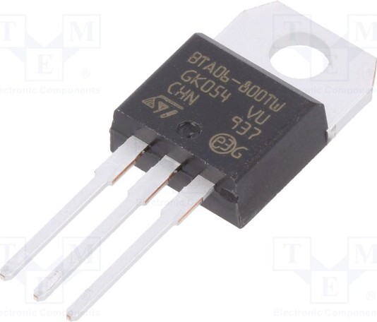 TNE 1x Triac logic level 6A THT 5mA Tube 800V BTA06-800TWRG Triacs _1GH_BTA06-800TWRG