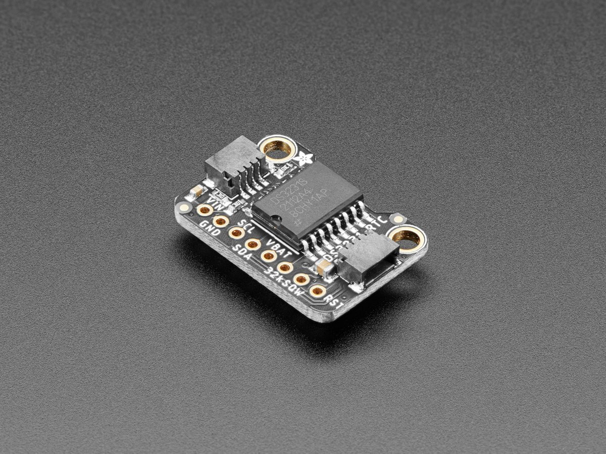 (OOS) Adafruit DS3231 Precision RTC Breakout Board 3.3V 5V STEMMA QT Qwiic 5188
