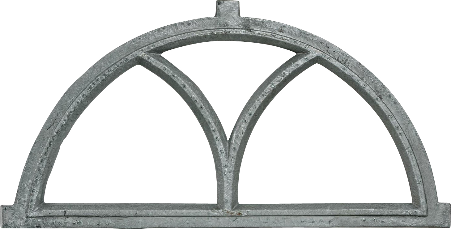 Aubaho Fenster grau Stallfenster Eisenfenster Scheunenfenster Eisen 81cm Antik-Stil (g)