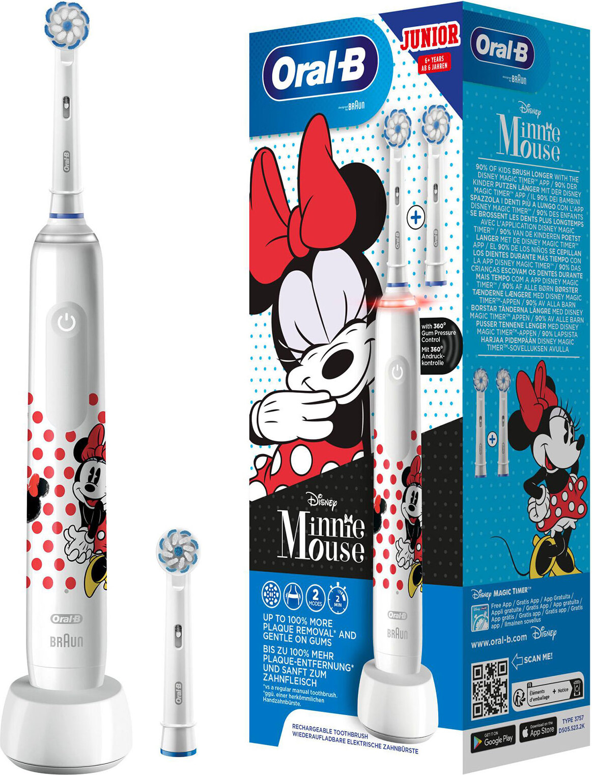Braun Oral-B Junior Minnie Mouse JAS22