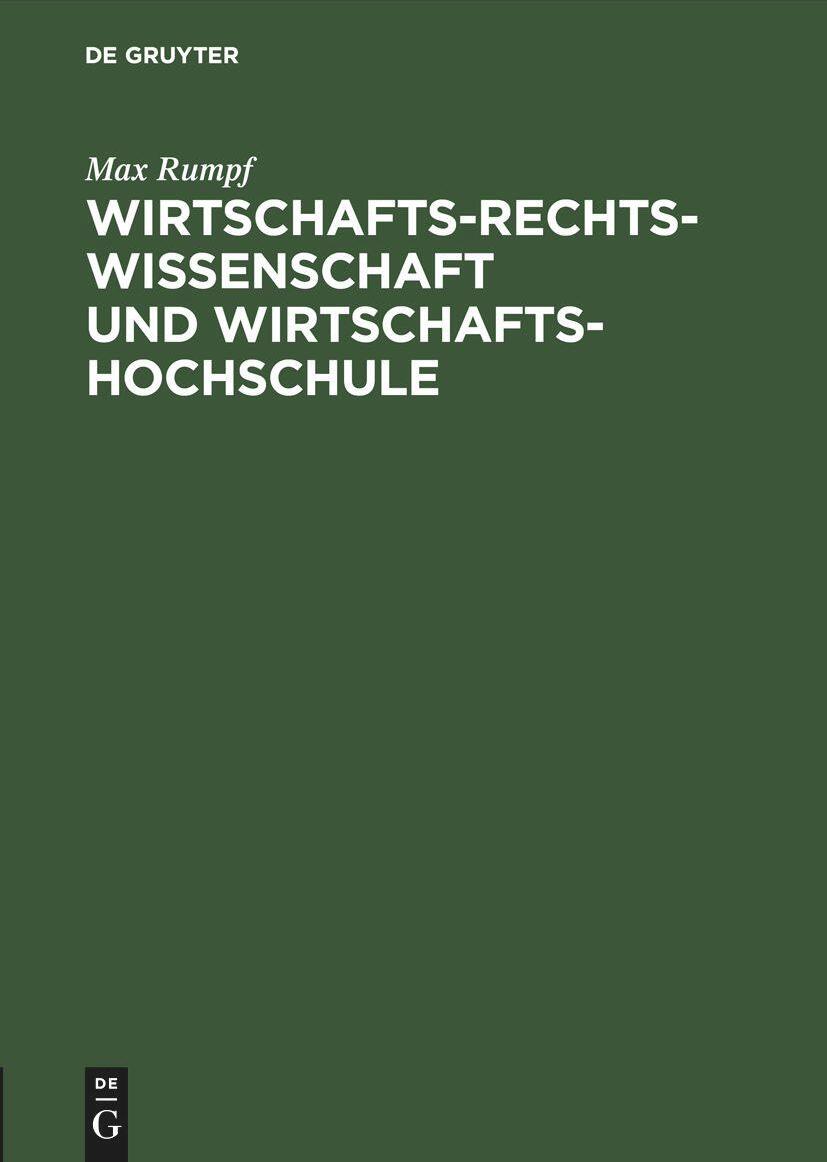 De Gruyter, Mercury Learning And Information Wirtschafts-Rechts-Wissenschaft und Wirtschafts-Hochschule