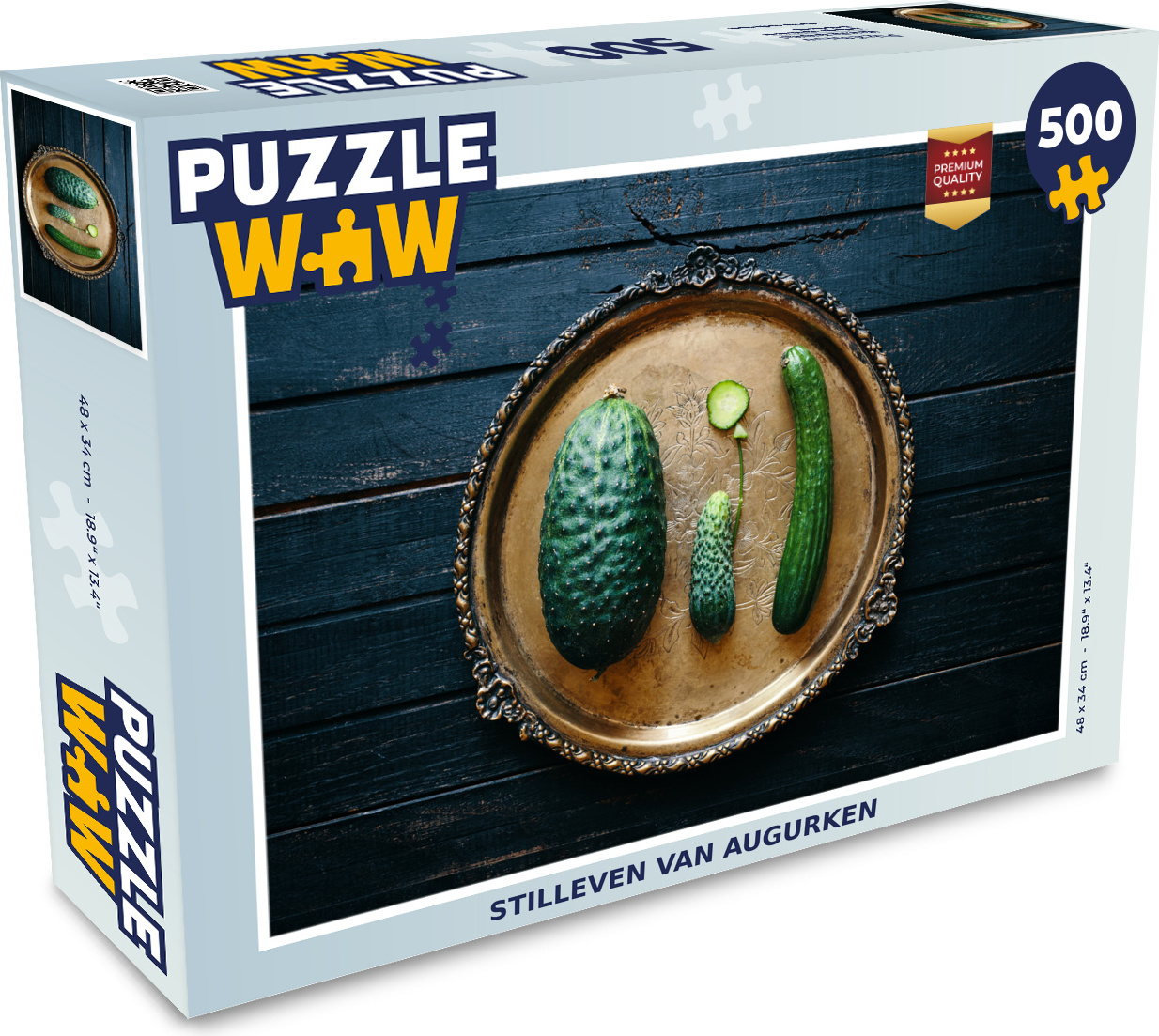 MuchoWow® Puzzle 500 Teile Gewürzgurke - Schale - Bronze - 500 Teile - Kinder - Selberbauen - Puzzlespiele 137|51643658