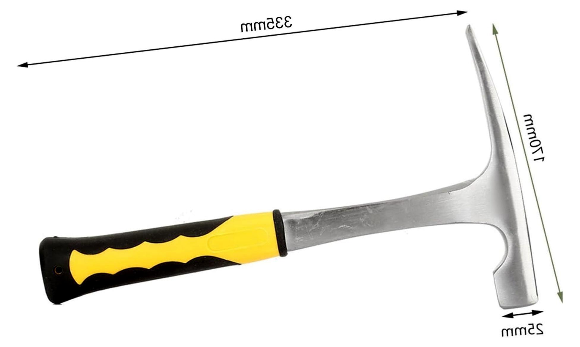Markenlos Geologischer Hammer mit Doppelkopf für Untersuchungen