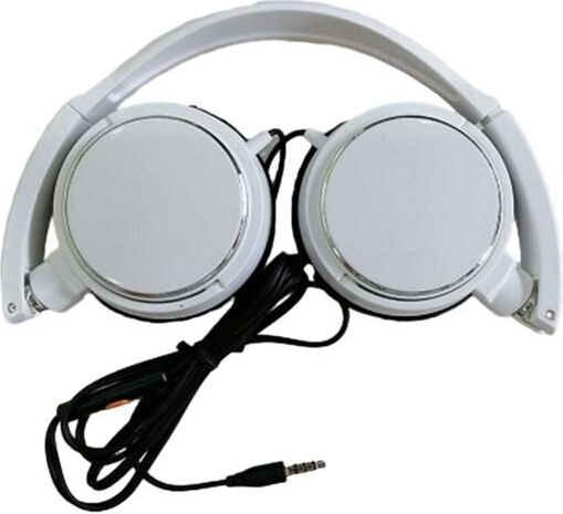 Gaming-Headset mit kabelgebundenem, drehbarem Heavy-Bass, Weiß