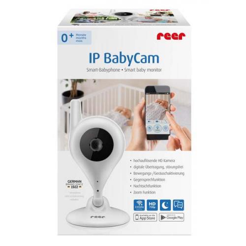 reer Video-Babyphone und IP Kamera BabyCam, einfache Einrichtung, Steuerung per er App 80300