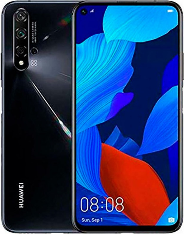 Huawei Nova 5T, 15,9 cm (6.26"), 6 GB, 128 GB, 48 MP, Android 9.0, Čierna