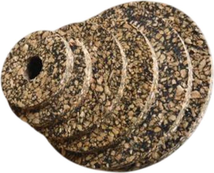 Manufaktur Martinshof Unterlegscheibe Gummikork, NBR, Silikon, Mossgummi Gummikork 1 mm M10 30 mm x 10 mm 100 Stück 23.507