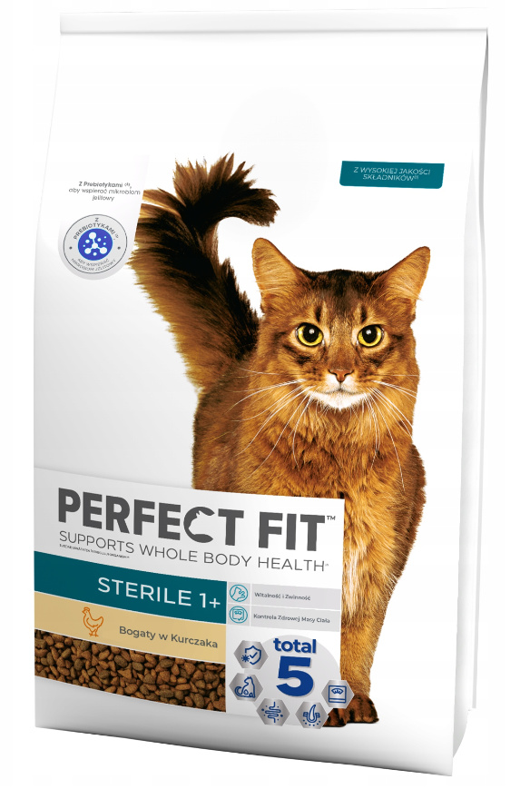 PERFECT FIT Katzenfutter Indoor - Huhn Geschmack, 2x 7kg, Für Ausgewachsene Katzen