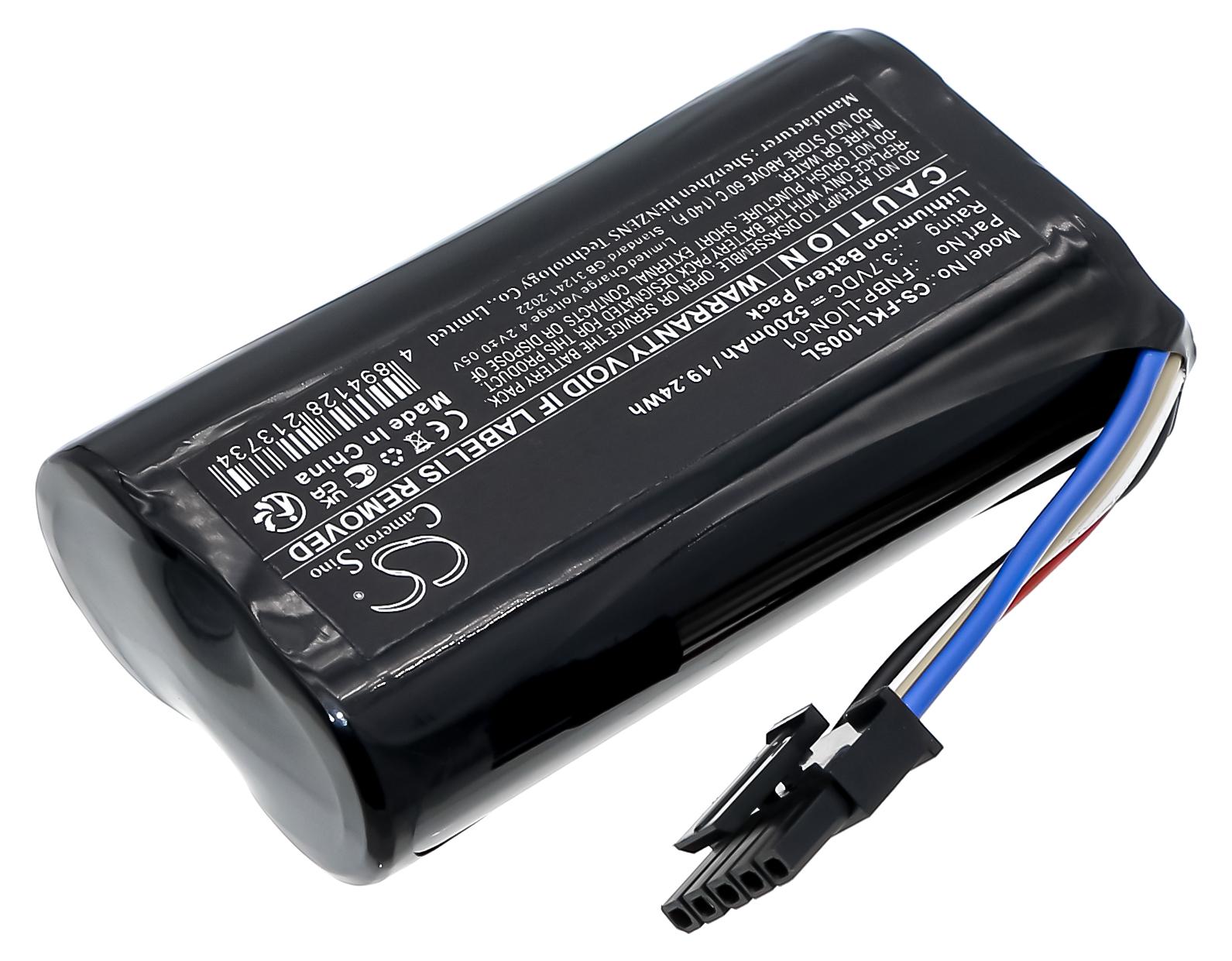 TECHTEK Akku Kompatibel mit [Fluke] LinkIQ, LIQ-100, LIQ-100-IE, Networks LIQ-100-IE, Networks LIQ-100/FPC3, Networks LIQ100, Networks LIQ100 LinkIQ