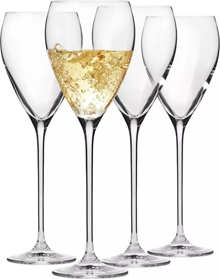 Krosno Glass KROSNO Perla Weißweingläser, 4er-Set, 280 ml F576923028026000