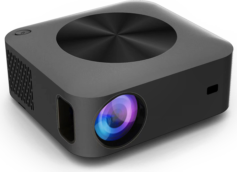 Mini projektor so statívom, bezdrôtové prenosné filmové projektory 4K, životnosť lampy 30 000 hodín, 120-palcový displej, integrovaný reproduktor s diaľkovým ovládaním, podporuje TV pre domáce kino, vonkajší multimediálny prehrávač