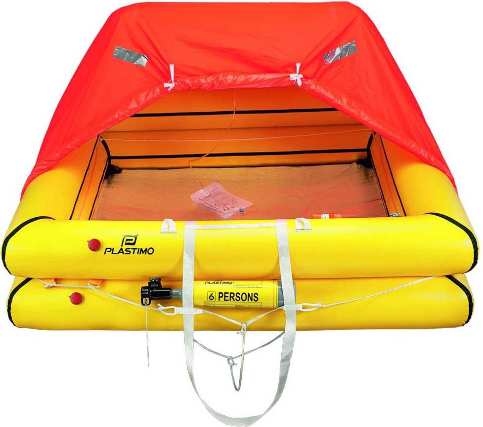 Plastimo Rettungsinsel Cruiser Canister 57047 Golden 6 Places Golden 6 Places