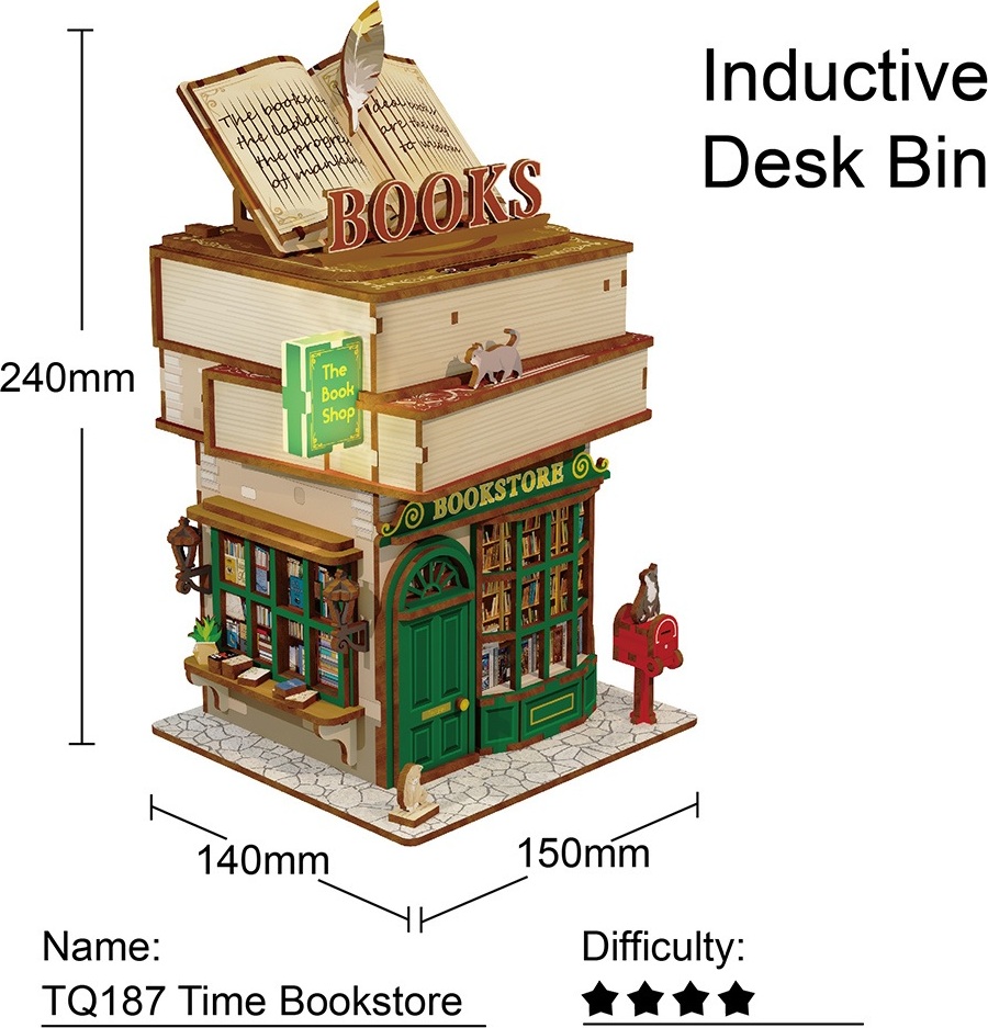 Elliot TONECHEER Time Bookstore Haus 15 x 14 x 24 cm 9194021