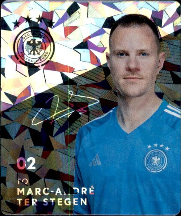 GLITZER Karte 2 - Marc-Andre Ter Stegen - WM 2022 REWE 3283