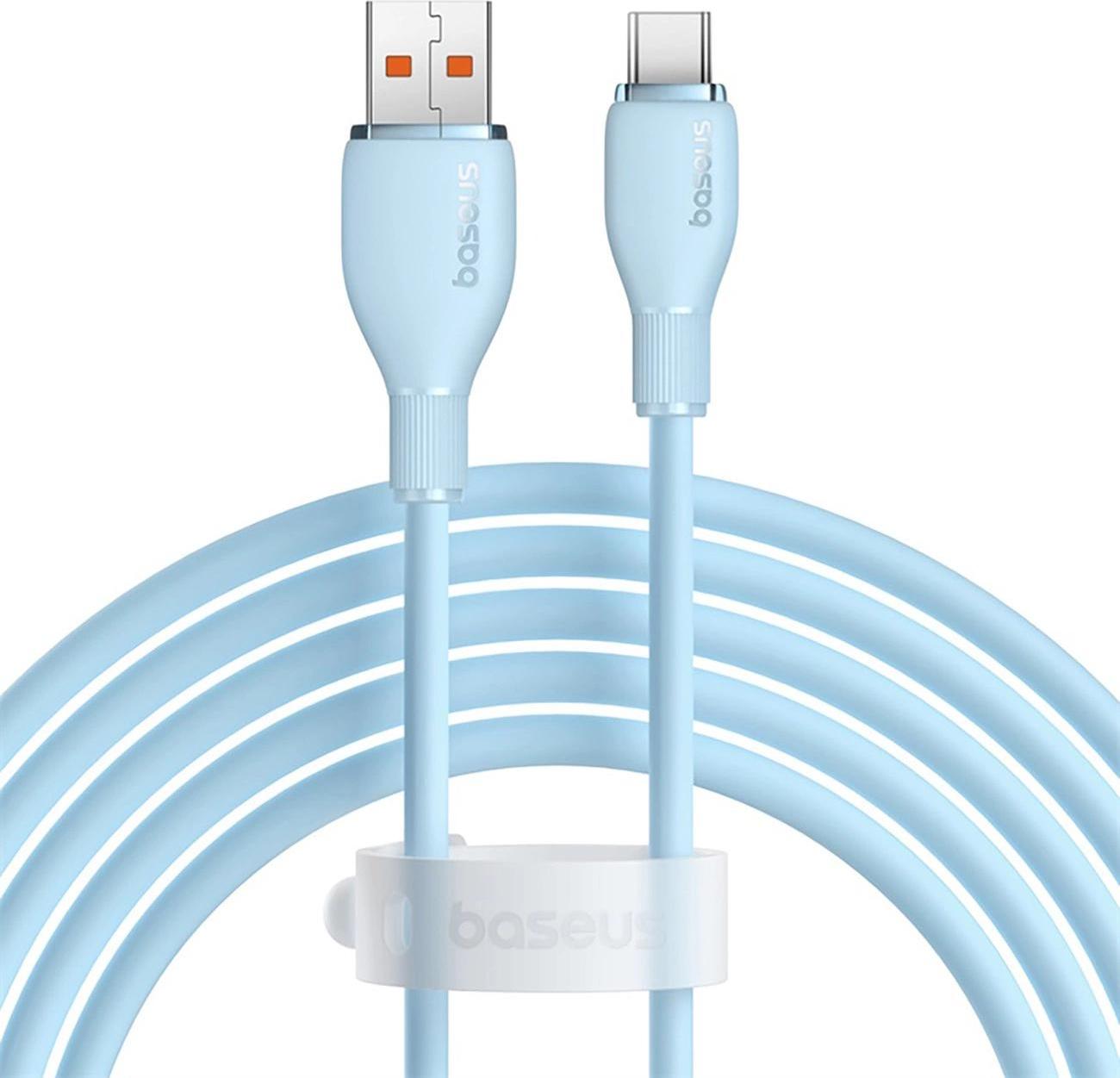 Baseus Pudding USB-C Kabel 100W, 2m, Blau