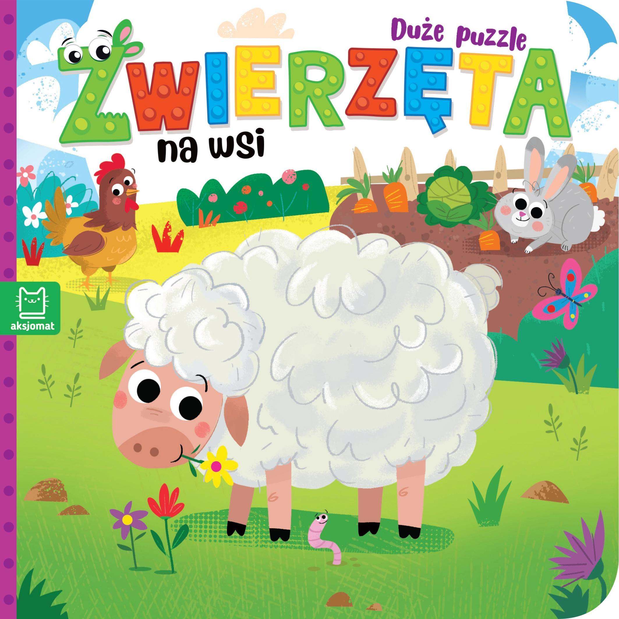 Aksjomat Tiere auf dem Land. Großes Puzzle