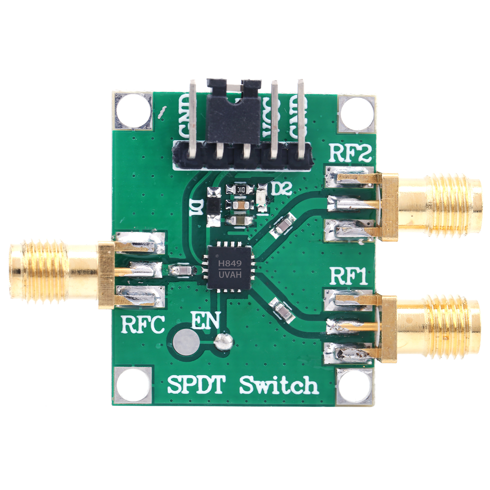 Cocosity RF-Schaltermodul,RF-Schalterplatine,SPDT RF-Modul,RF-Schalter mit einpoligem Umschalter,RF-Schaltermodul-Ersatz,Industriebedarf