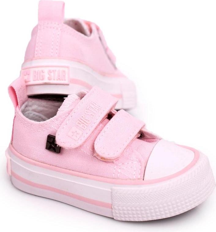 Big Star Shoes Klettverschluss High Klettverschluss Sneakers BIG STAR HH374203 Rosa 17