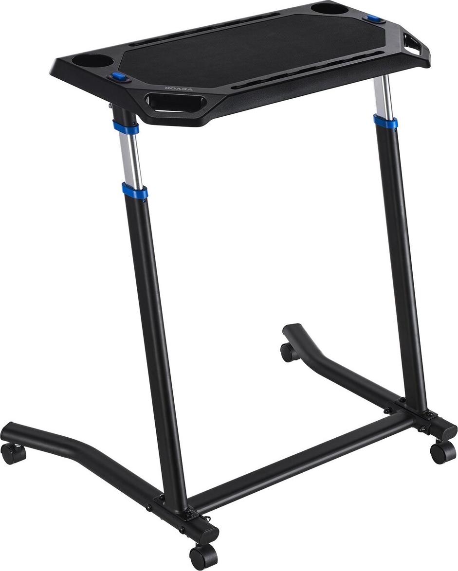 VEVOR Mobile Cycling Desk Foldable Bike Trainer Fitness Desk with Lockable Wheel