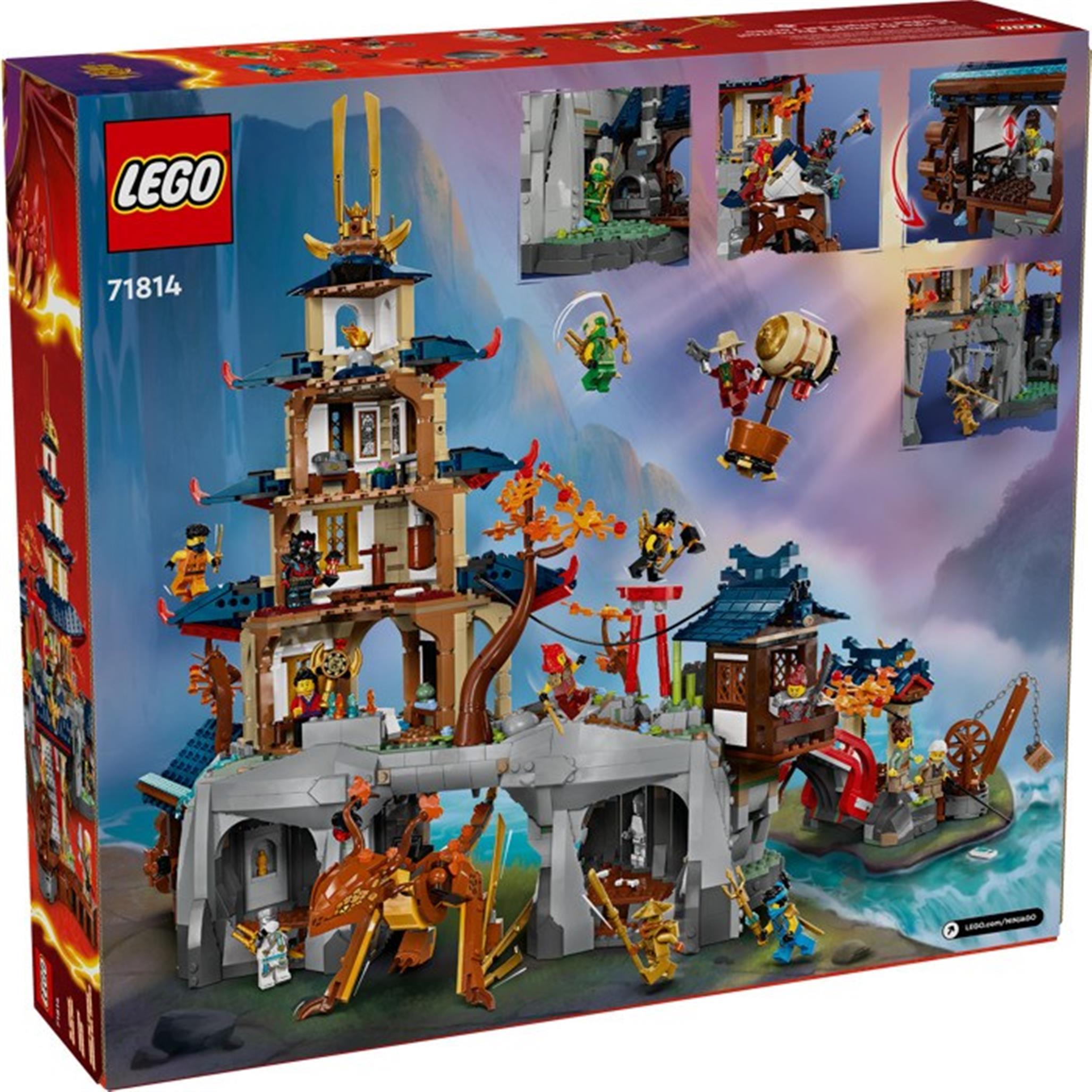 LEGO NINJAGO Turnaj v chrámovom meste, Stavebnica, 14 rok / roky, Plast, 3489 kusov, 4,46 kg