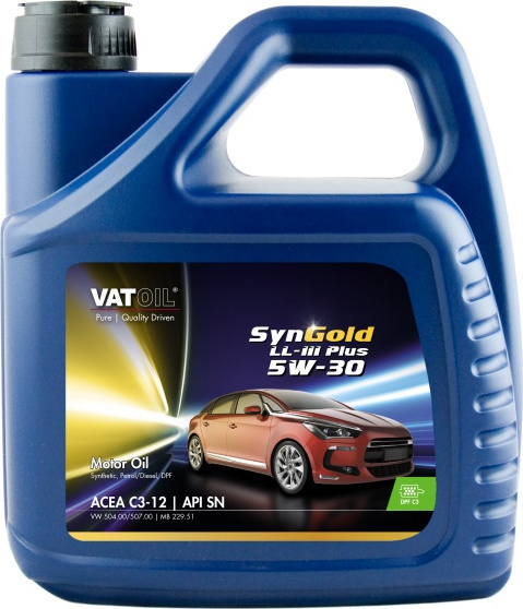 VatOil Motoröl Syngold LL-III + 5W-30 4 Liter (50021)