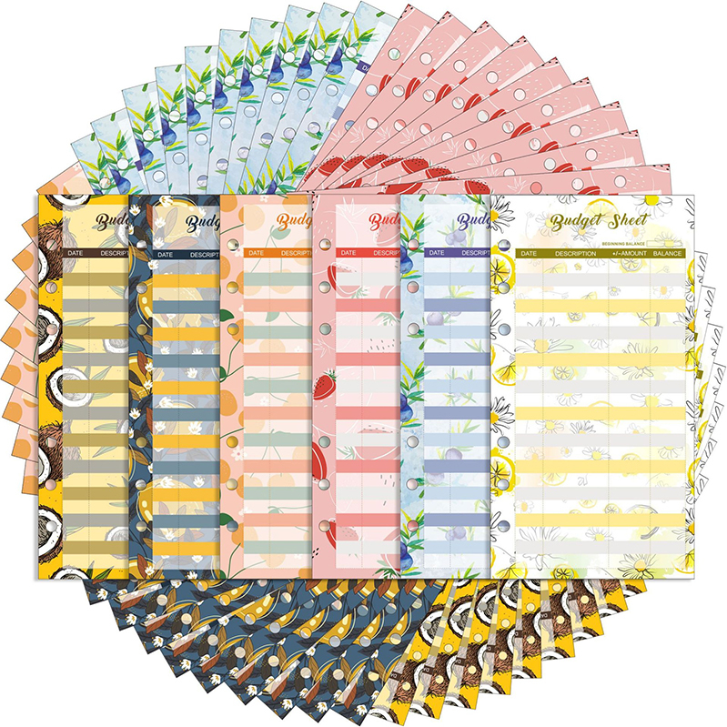 INF Budget-Umschläge mit Fruchtmotiv (60 Stück) 357045