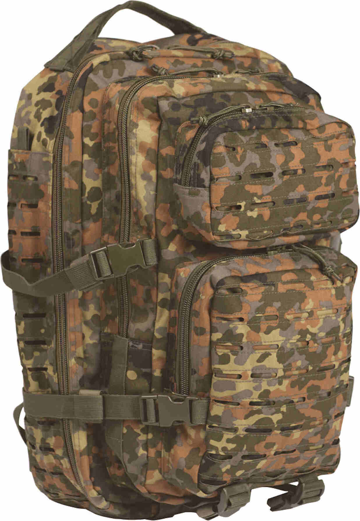 Mil-Tec Sturm Mil-Tec Rucksack US Assault Large Laser Cut, flecktarn, 36 l 14002721-Flecktarn-One Size
