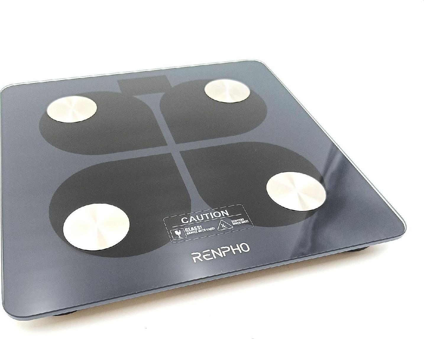 RENPHO Körperfettwaage Badezimmerwaagen Bluetooth Digitale Personenwaage USB Wiederaufladbar RENPHO Körperfettwaage Bluetooth Personenwaage USB