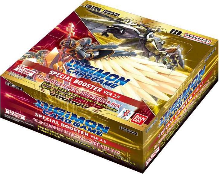 Bandai Digimon Card Game - Spezial Booster Ver. 2.5 BT19-20 Booster Display (24 Packs) - DE
