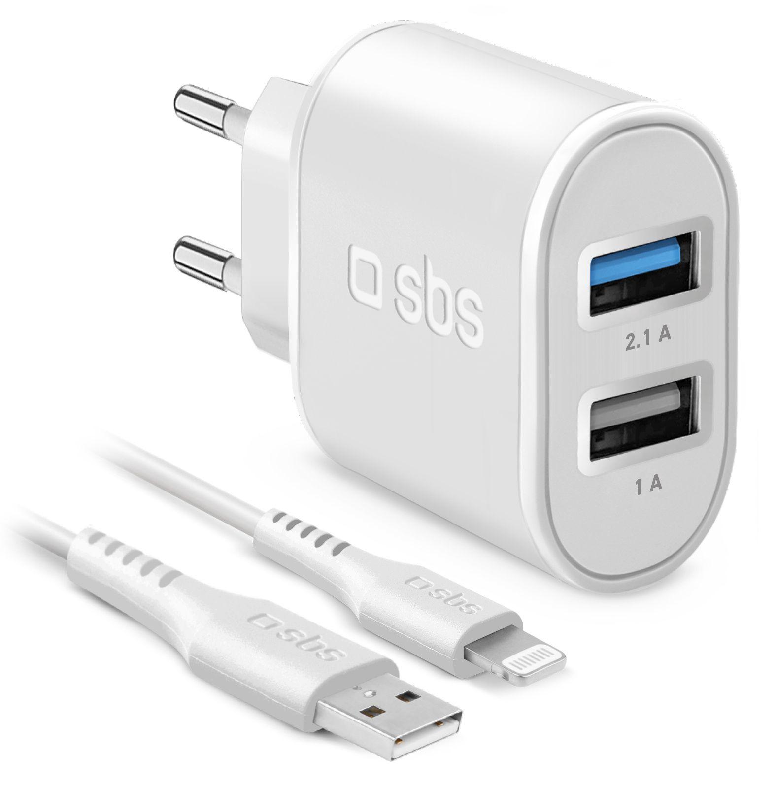 Súprava SBS Fast Charge s nabíjačkou a káblom Lightning