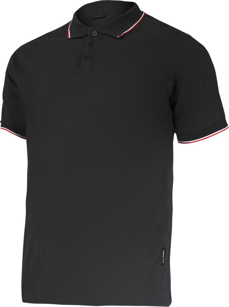 Poloshirt 190G/M2, Schwarz, „2Xl“, Ce, Lahti