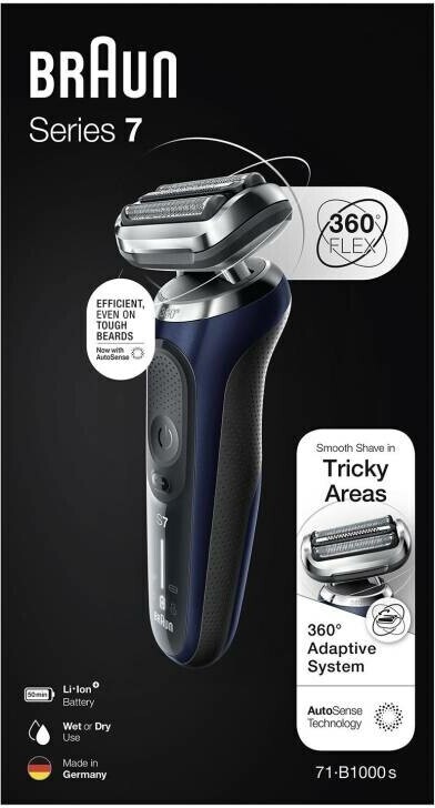 Braun 71-B1000s* Pánsky holiaci strojček Elektrický holiaci strojček