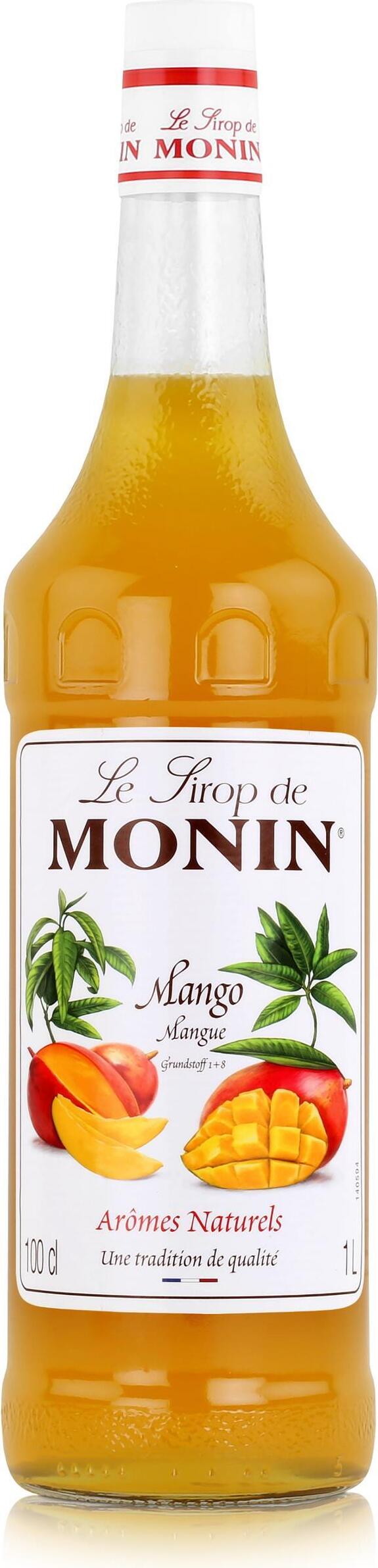 Monin Sirup Mango 1 Liter - Kaffeesirup Cocktailsirup Dessertsirup (1er Pack) 73923
