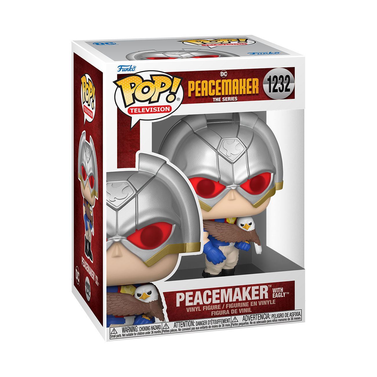 DC Peacemaker - Peacemaker With Eagly 1232 - Funko Pop! - Vinyl Figur FK64181
