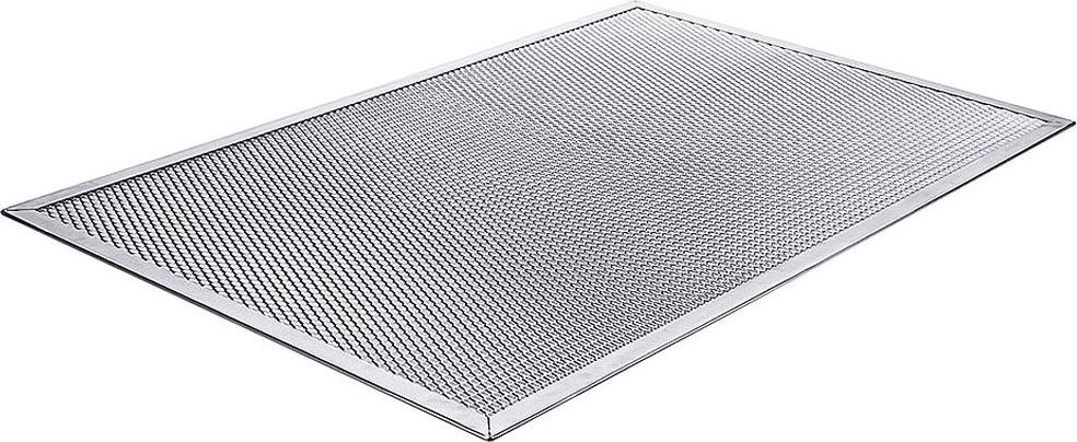 Contacto Pizza Screen 60 x 40 cm rechteckig, Aluminium-Streckmetall, beschleunigt Krustenbildung, stabil, Profiqualität für Gastronomie und Pizzaöfen 1748/600