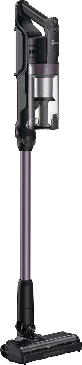 Hoover HF1P10H 011 Tyčový vysávač Bezvreckový batériový vysávač na suchú penu 0,7 l 165 W čierny, fialový 2,2 Ah