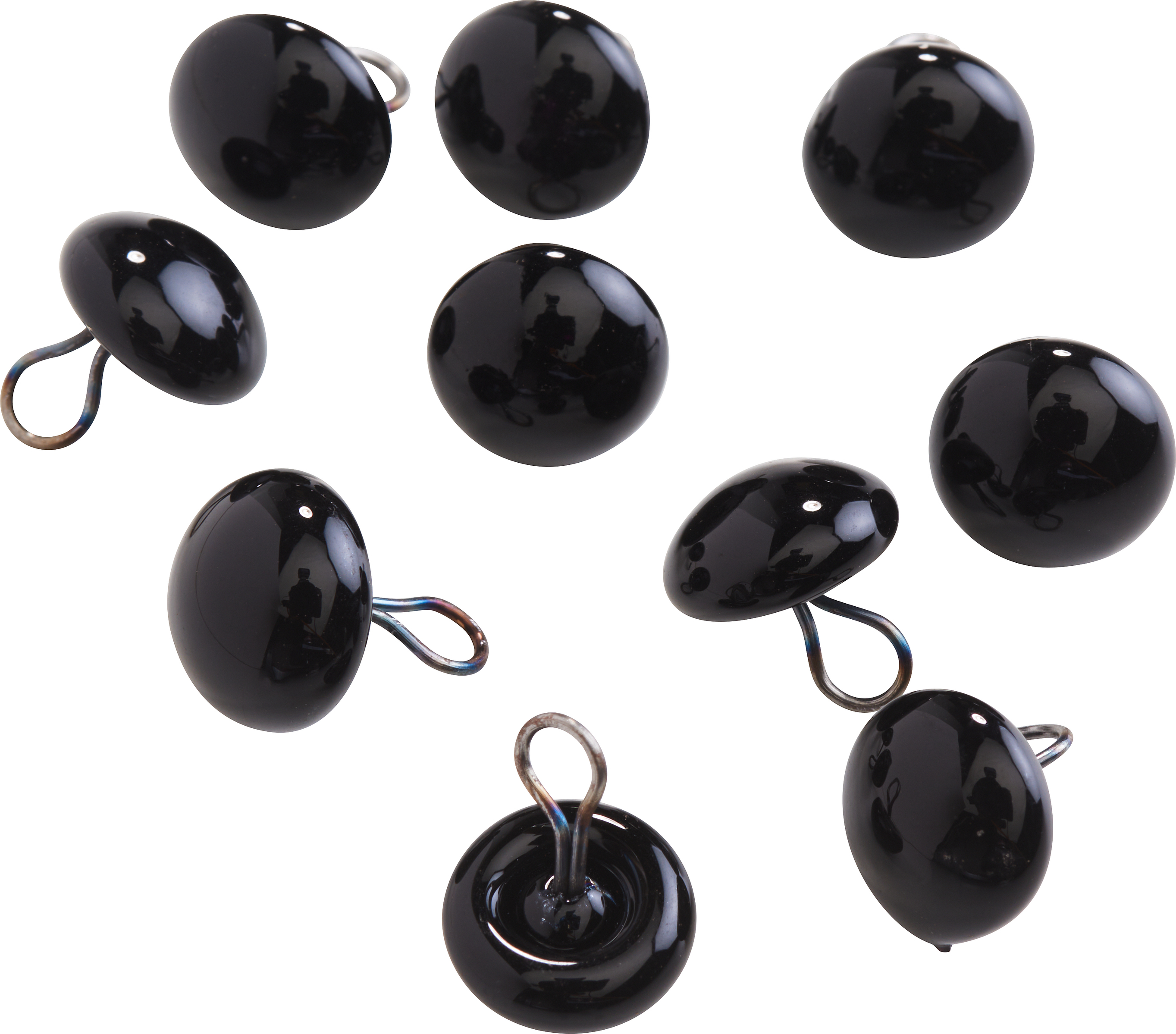 VBS Bärenaugen 8 mm 10 Stück für Puppen und Kuscheltiere Bastelbedarf