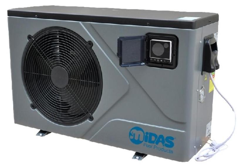 Midas MIDA.Joy 7 Full Inverter Wärmepumpe 6,80 kW für Becken bis 35 m³ WP-3110