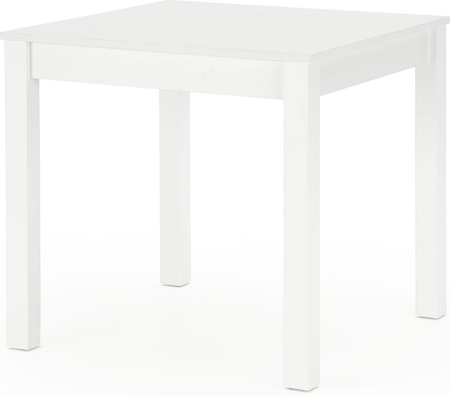 Geronimo Esstisch - Weiß - 80 x 80 cm - Esszimmertisch Aus Holz - Skandinavischer Stil - PRATO