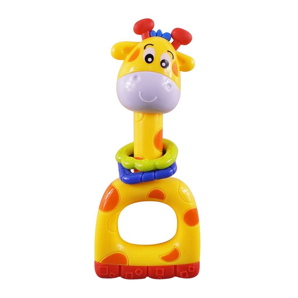 Baby Mix Gelbe Giraffe Baby-Rassel