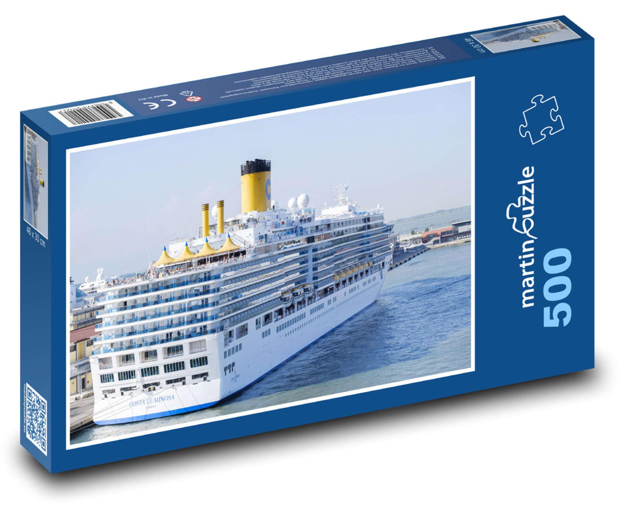 MCprint Puzzle 500 Kreuzfahrtschiff auf dem Meer - martinpuzzle