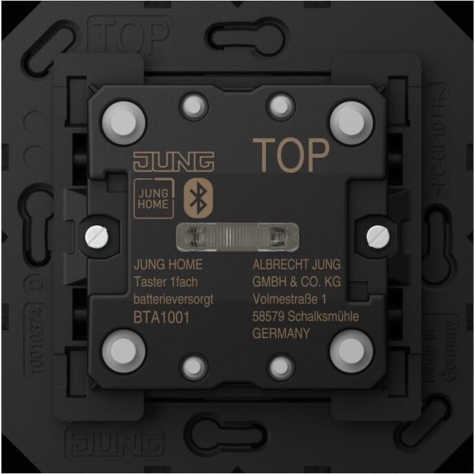Jung BTA1001 JUNG HOME Taster 1fach batterieversorgt (BTA1001)