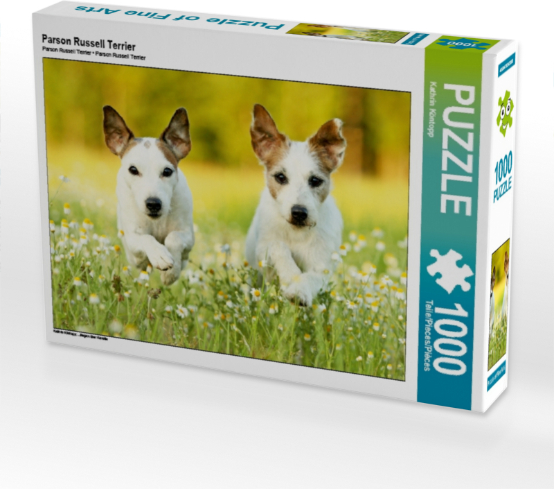 Calvendo Parson Russell Terrier 1000 Teile Puzzle quer 640x480mm, Köntopp Kathrin; 7404300