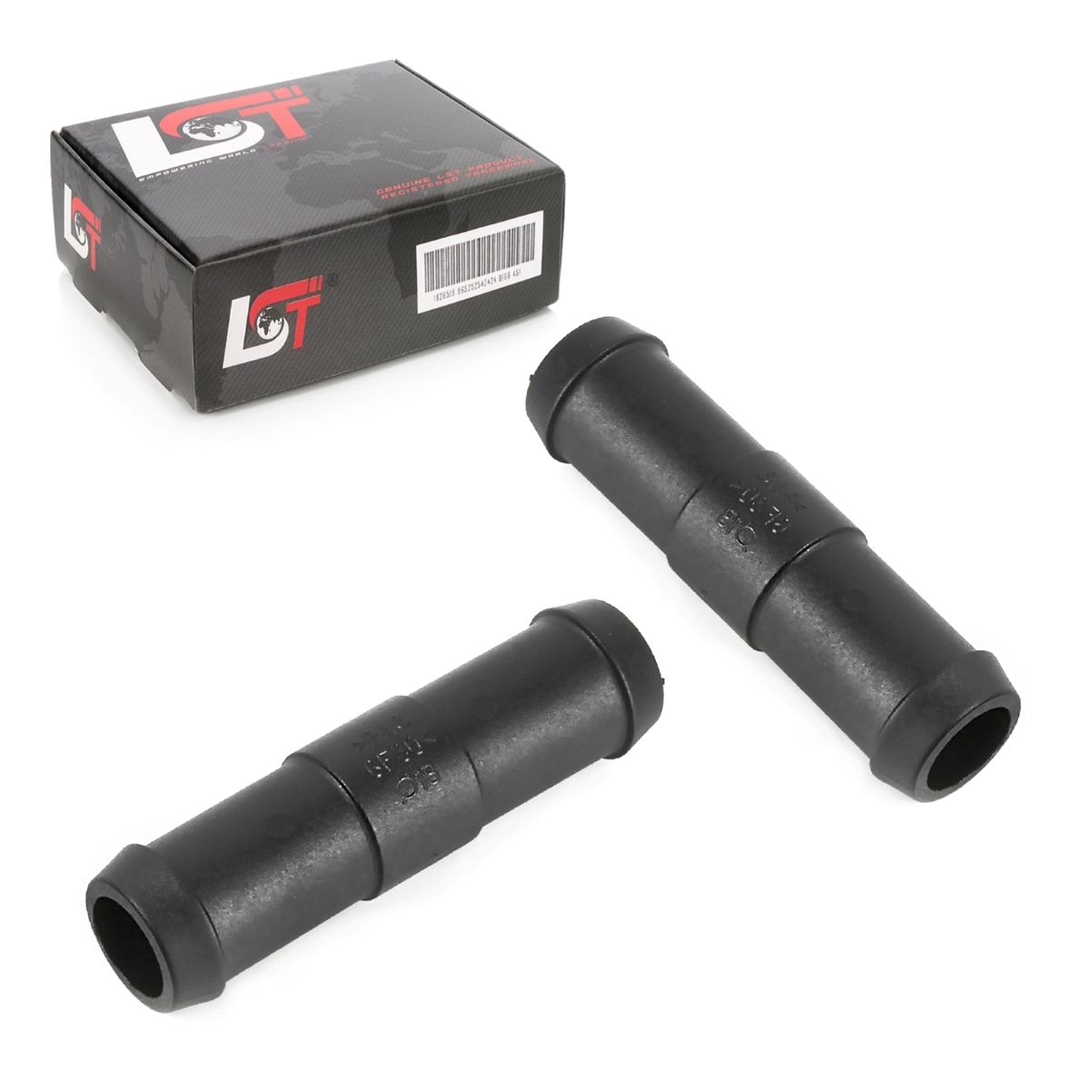 LST 2x Verbinder Verbindungsstück für Rohr und Schlauchverbindungen Ø 18 mm CL-00381 x2